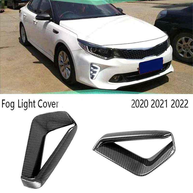 2 Pcs for K5 2020 2021 2022 Led Drl Daytime Running Lights Trim Daylight Fog Light Cover