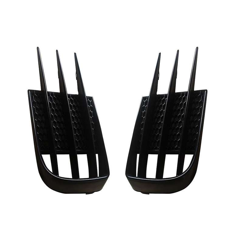 2 Pcs Front Fog Light Hoods Eyebrow Eye Wind Knife Cover Fog Light Grille for Golf 6 Mk6 Vi R R20