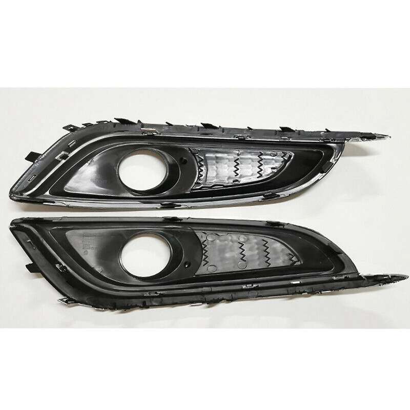 2 Pcs Front Bumper Fog Lights Grille Chrome Trim Fit for Regal 2014-2016