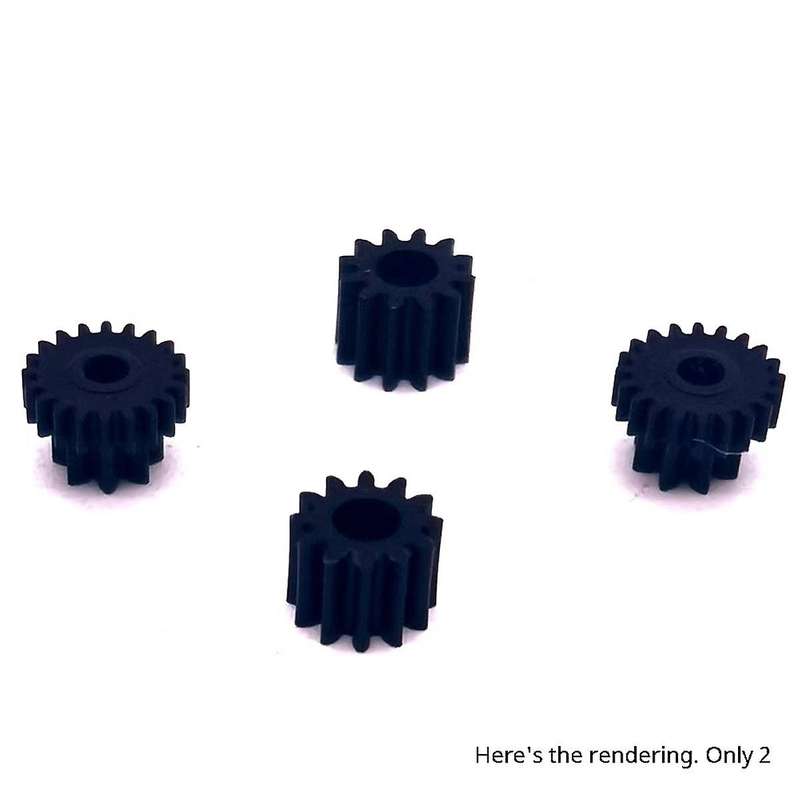 2 PCS for Motor Gear Vulnerable Gear Wheel Camera Digital Repair Parts