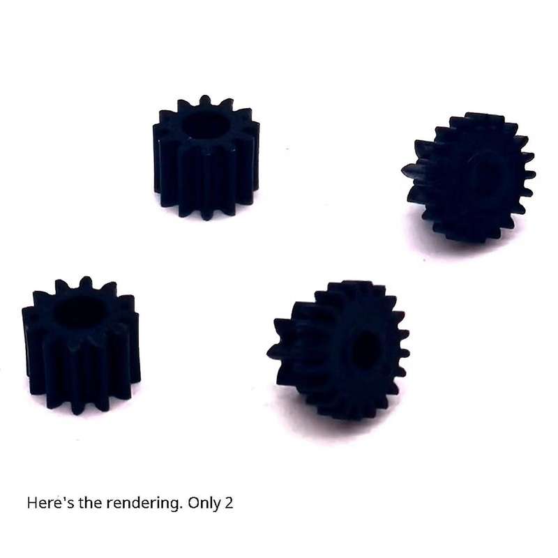 2 PCS for Motor Gear Vulnerable Gear Wheel Camera Digital Repair Parts