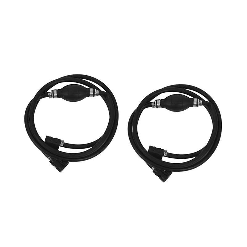 2 Pcs Fuel Line Hose Outboard Boat Engine Petrol Tank Connectors Kit for Motor