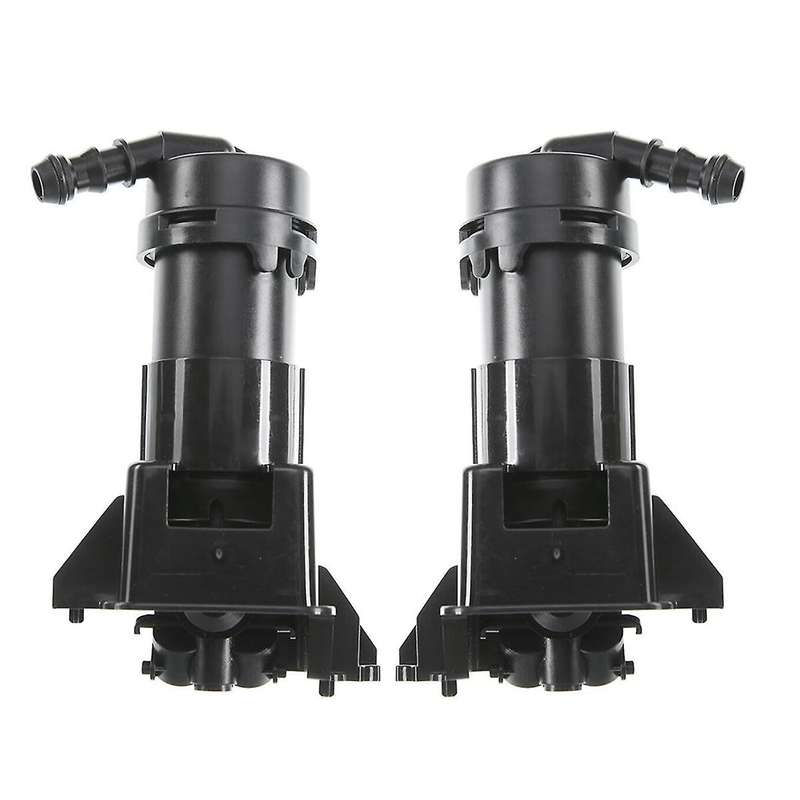 2 Pcs Headlight Washer Nozzles for A6 A6 Rs6 S6 2004-2011 4f0955101b 4f0955102b