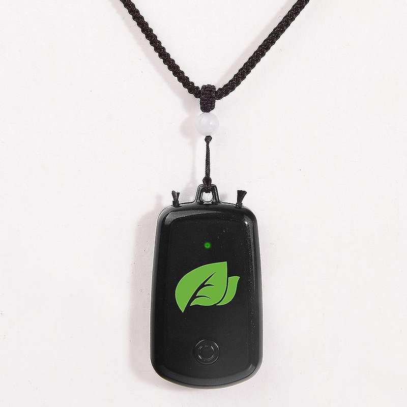 2 Pcs Hanging Neck Air Purifier, Wearable Portable Car Oxygen Bar USB Rechargeable Negative Ion Air