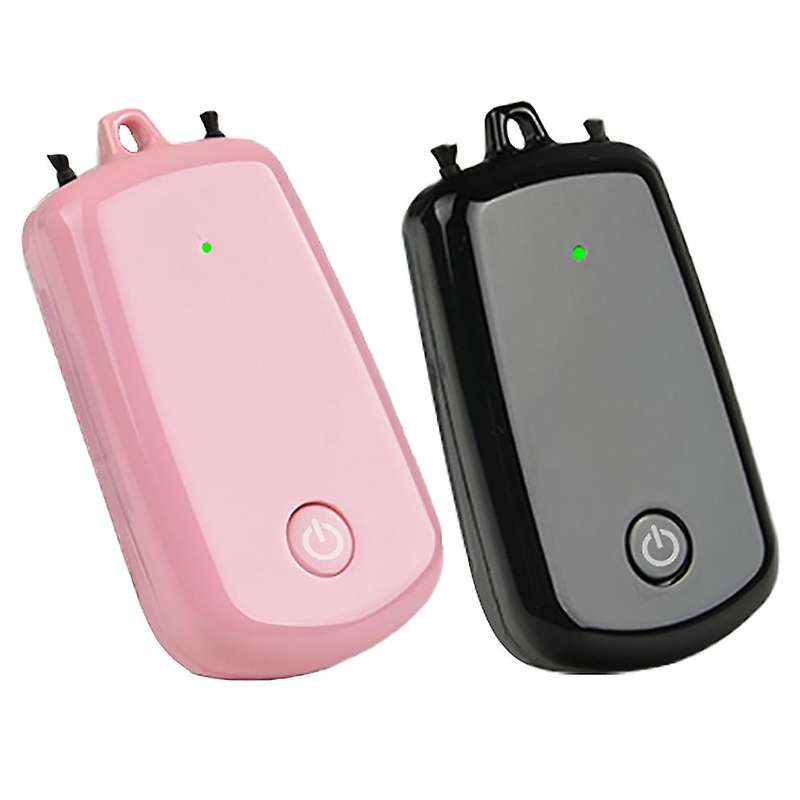 2 Pcs Hanging Neck Air Purifier, Mini Portable Fashion Personal Wearable USB Negative Ion Air Purifi