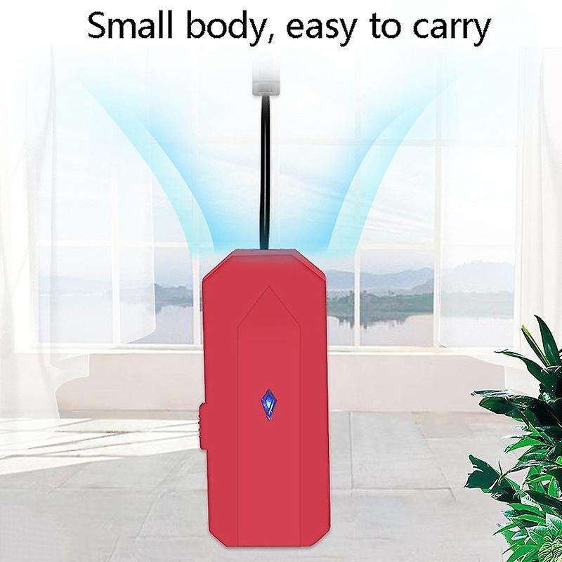 2 Pcs Hanging Neck Purifier, Fashion Personal Wearable Mini Portable USB Rechargeable Negative Ion A