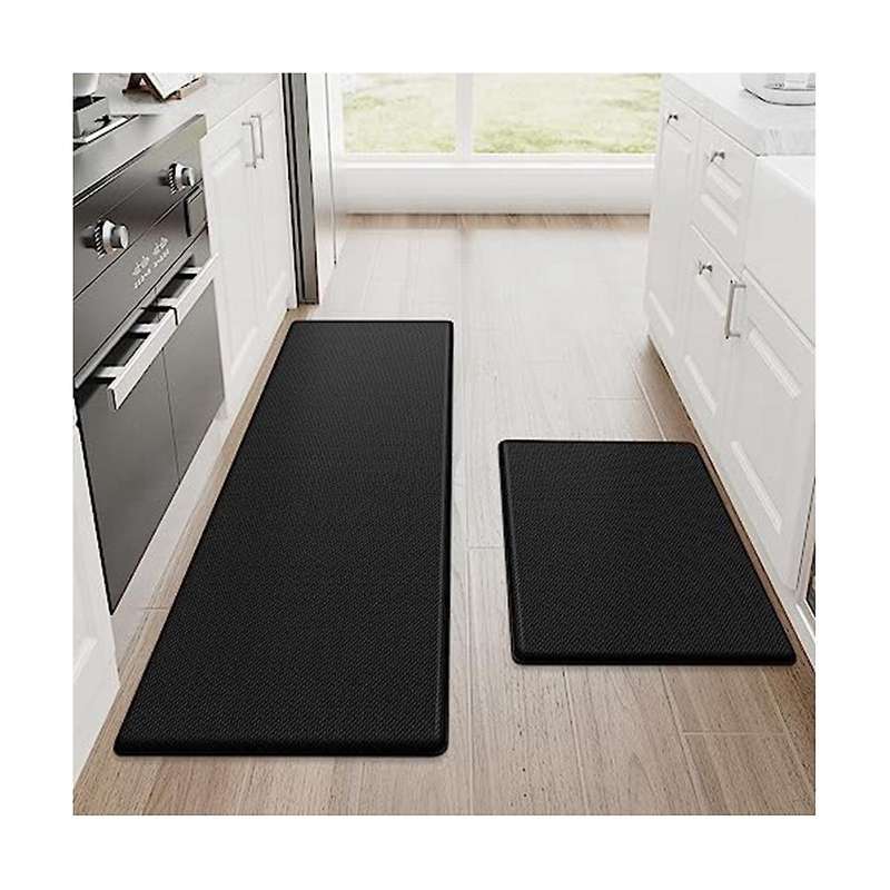 2 Pcs Kitchen Carpets, Cushioning and Anti-fatigue Kitchen Mats for Floor, Waterproof Kitchen Carpet