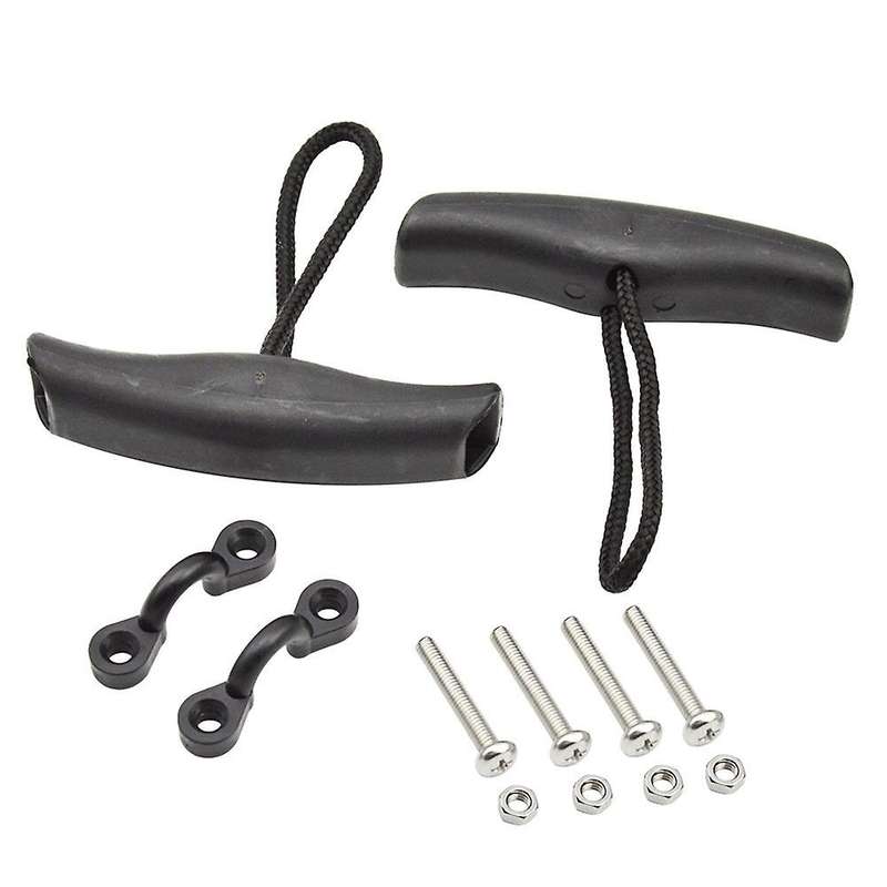 2 Pcs Kayak Carry Handle Pull Handle -handle + 2 Pcs Kayak Pad Eyes