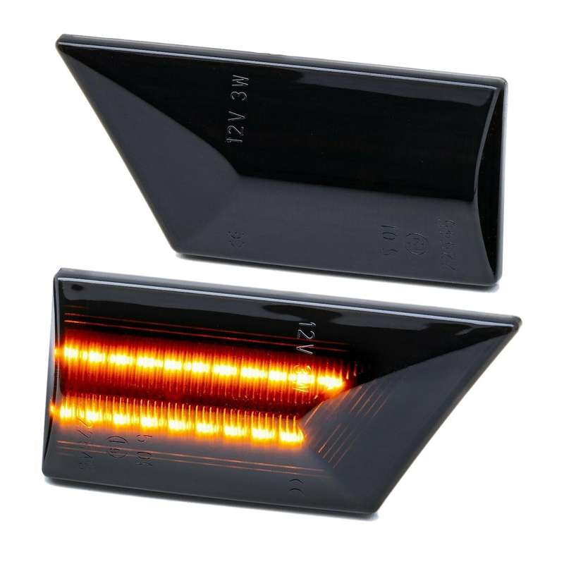 2 Pcs Led Dynamic Side Marker Turn Signal Light Sequential Blinker for Opel C 2002-2008 Opel 2003-20