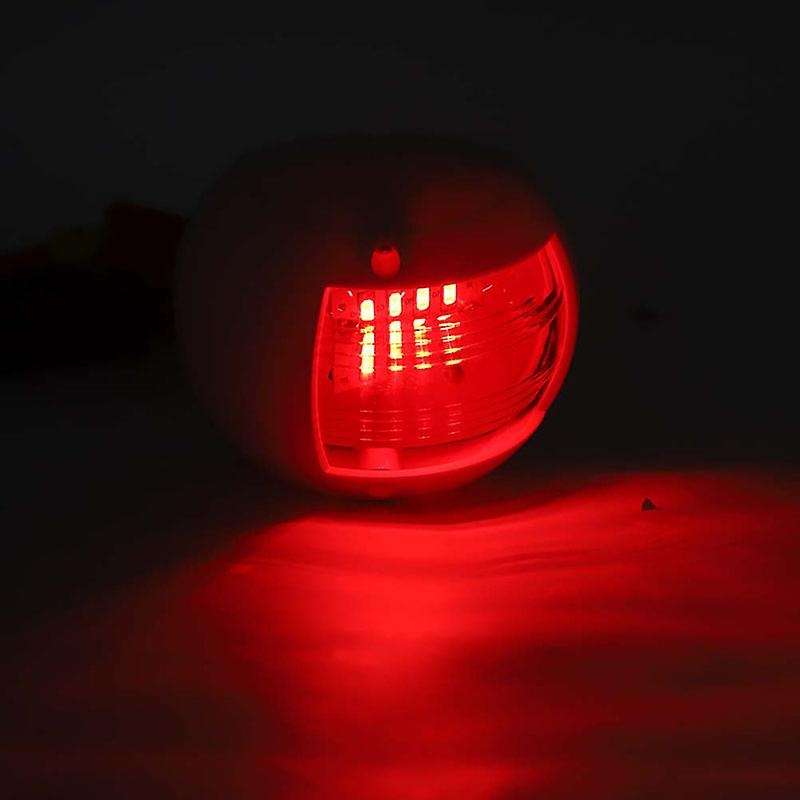 2 Pcs LED Side Lights Marine Red and Green Navigation Lights Signal Lights Dinghy Indicator Lights Y