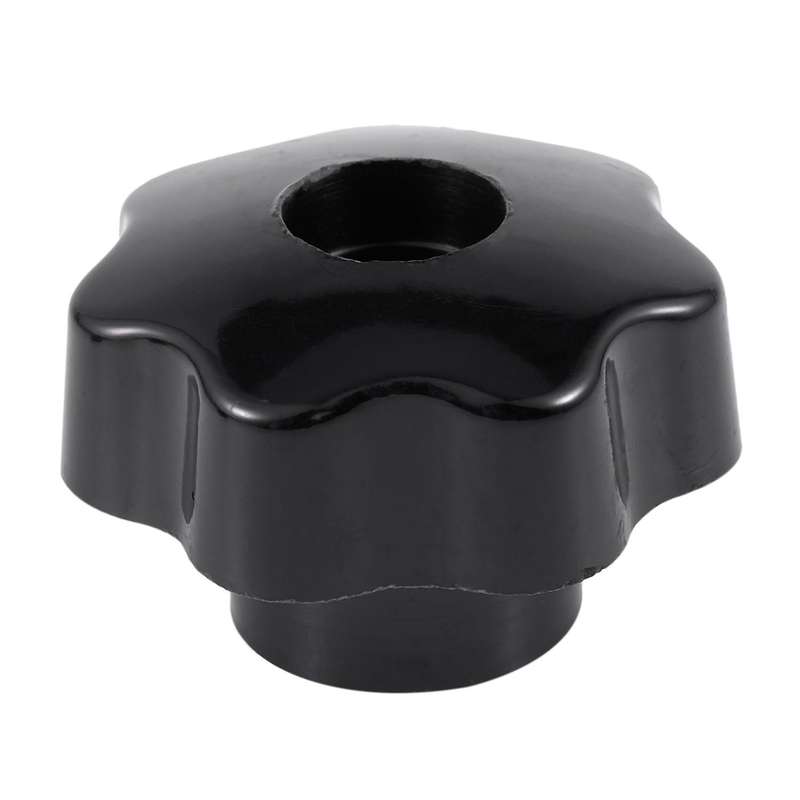 2 Pcs M10 Female Thread Nuts 50mm Plastic Star Head Clamping Knob Grip