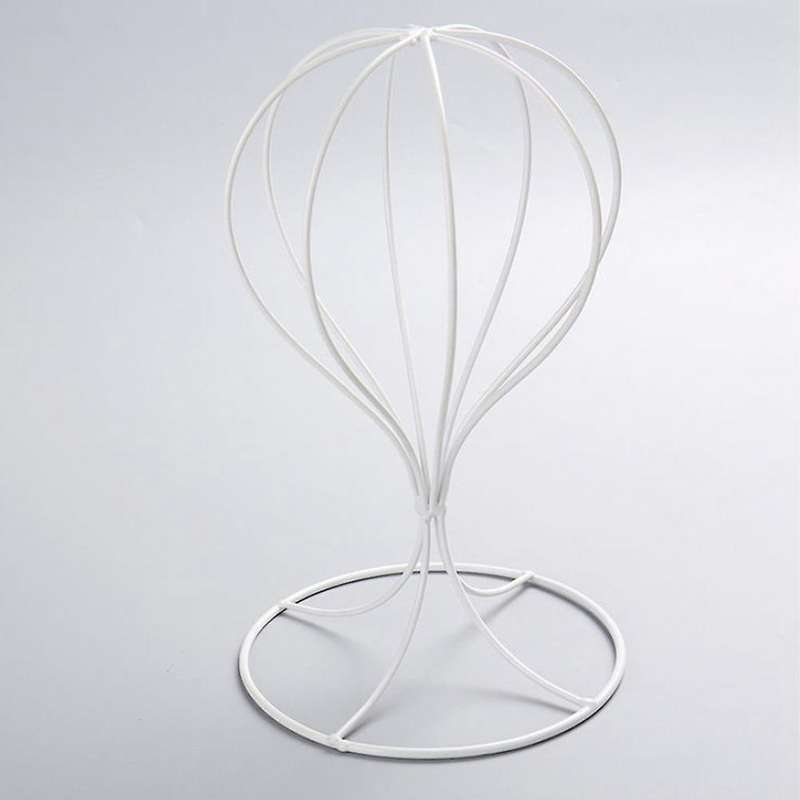 2 Pcs Modern Metal Hat Stand Durable Stable Metal Hat Cap Rack Wigs Holder Hat Holder Hat Display H
