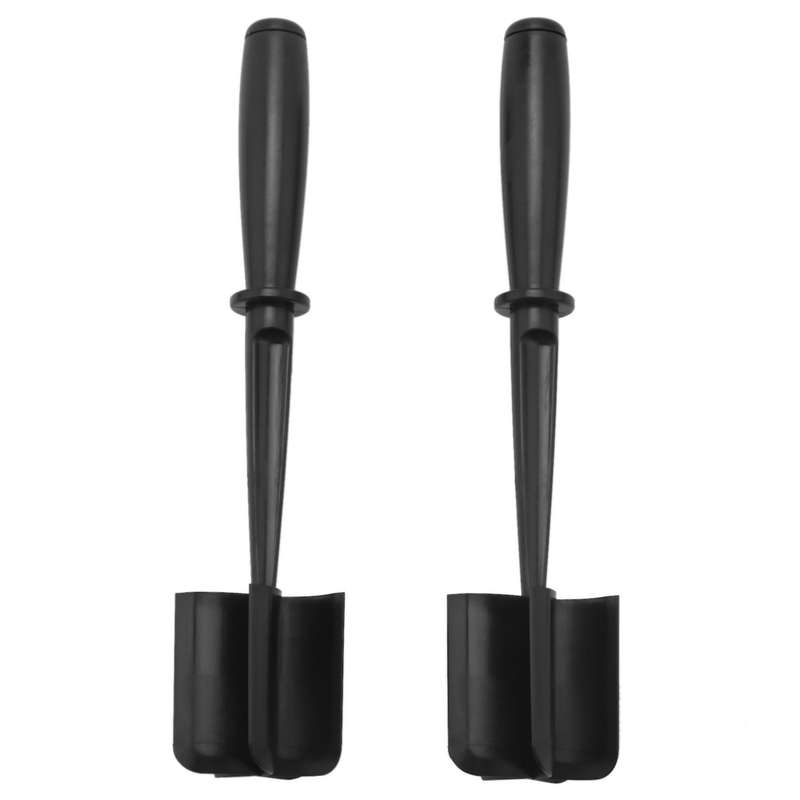 2 PCS Meat Chopper, 5 Curve Blades Ground Beef Masher Meat/Potato Meat Masher for Hamburger Meat, Gr
