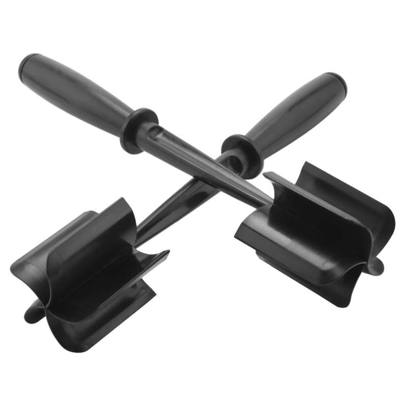 2 PCS Meat Chopper, 5 Curve Blades Ground Beef Masher Meat/Potato Meat Masher for Hamburger Meat, Gr