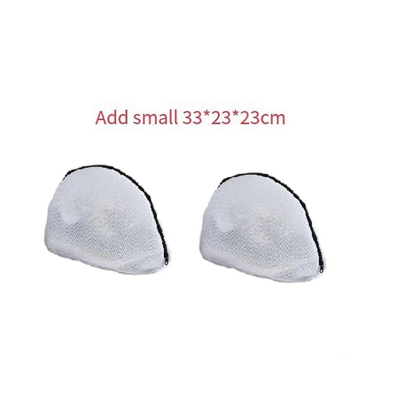2 Pcs Mesh Laundry Bag for Trainers/Shoes Boot with Zips for Washing Machines Travel Clothes Organiz