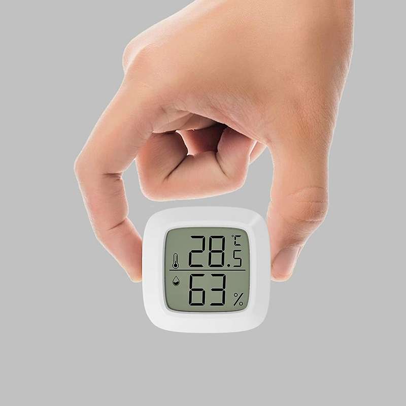 2 Pcs Mini Indoor Digital Hygrometer Thermometer with LCD Display and Thermometer ,Office,Fridge,Ce