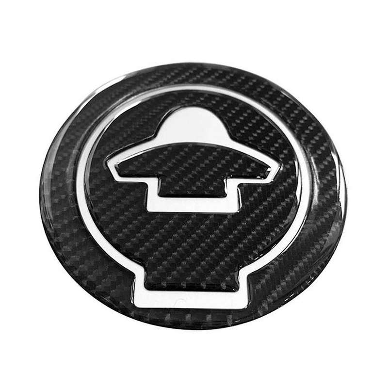 2 Pcs Motorcycle Carbon Fiber Fuel Tank Cover Sticker Decal for Yzf-r3 R25 R15 Mt-03 Gas Cap Protec