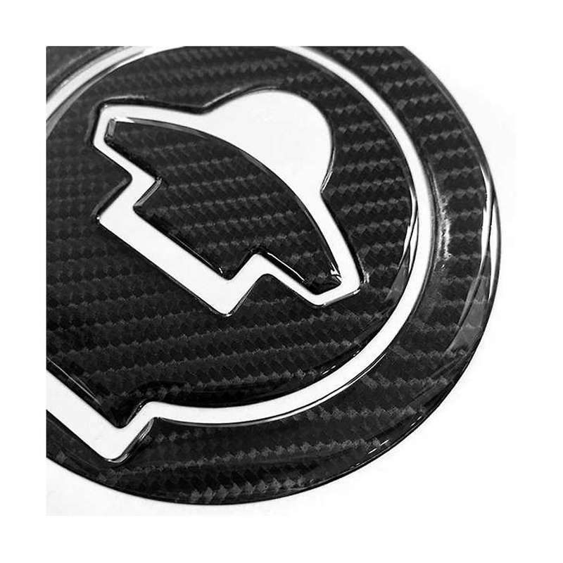 2 Pcs Motorcycle Carbon Fiber Fuel Tank Cover Sticker Decal for Yzf-r3 R25 R15 Mt-03 Gas Cap Protec