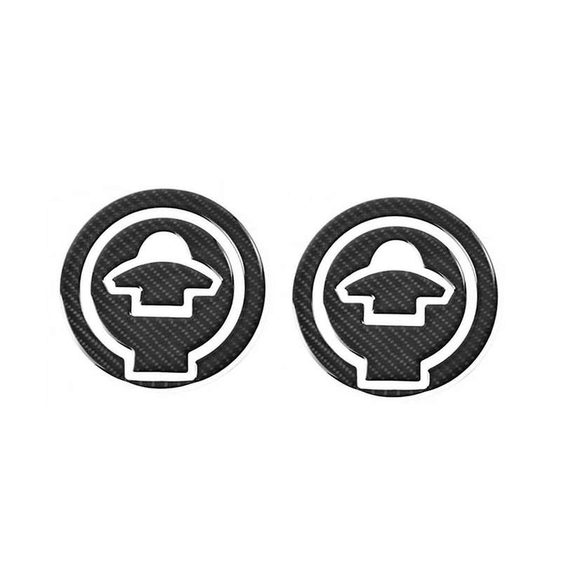 2 Pcs Motorcycle Carbon Fiber Fuel Tank Cover Sticker Decal for Yzf-r3 R25 R15 Mt-03 Gas Cap Protec