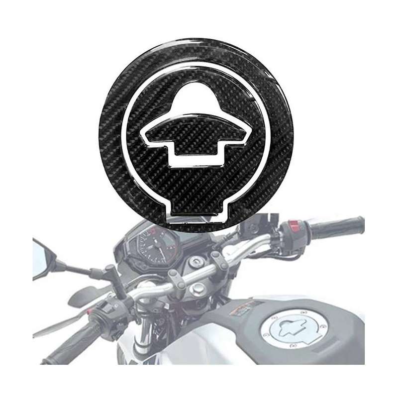 2 Pcs Motorcycle Carbon Fiber Fuel Tank Cover Sticker Decal for Yzf-r3 R25 R15 Mt-03 Gas Cap Protec