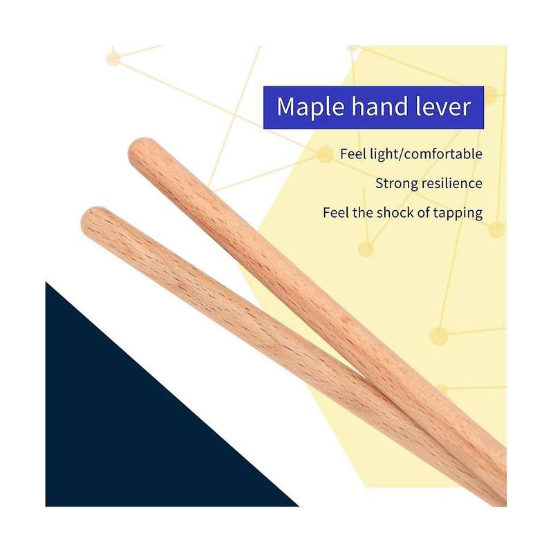 2 Pcs Musical Instrument Accessories Professional Malimba Hammer Malimba Hammer Maple Wooden Xyloph