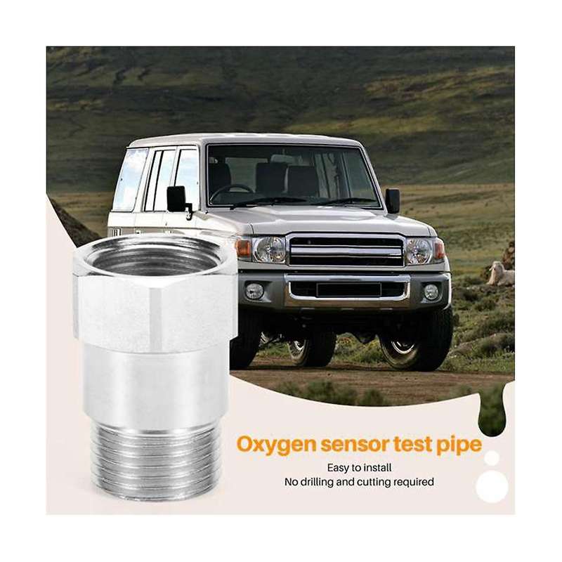 2 PCS O2 Oxygen Sensor Test Pipe Extension Extender Adapter Spacer x 1.5 (1) Bung