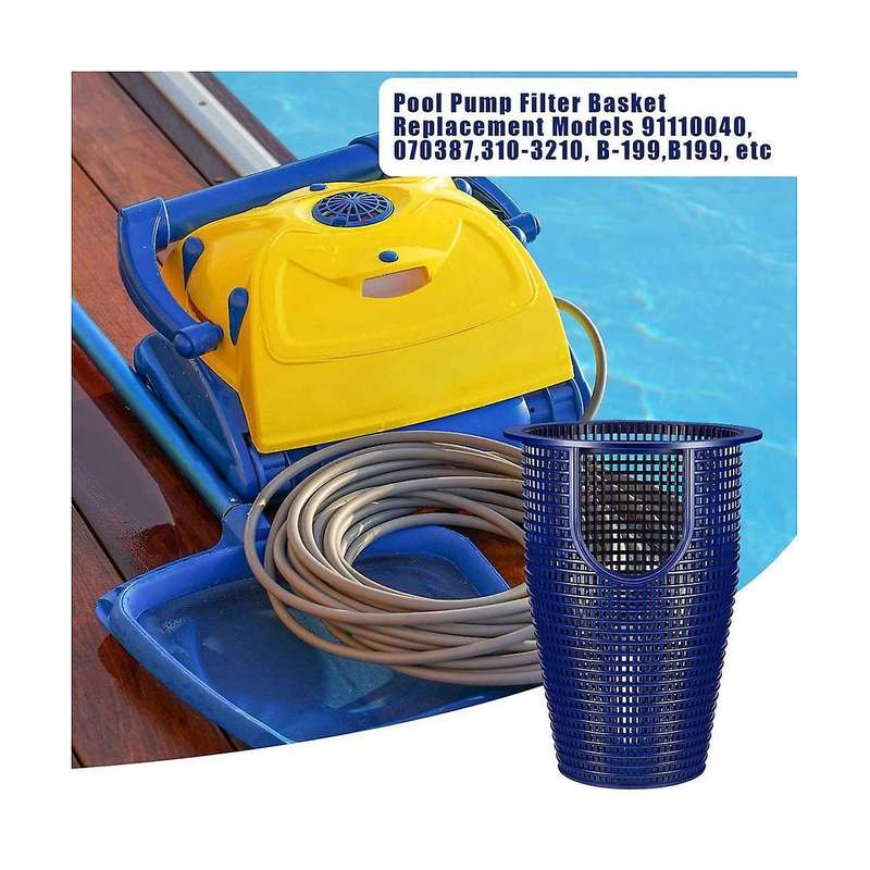 2 Pcs Pool Pump Strainer Basket Heavy Duty Filter Basket Pool Skimmer Basket for 070387,91110040,31