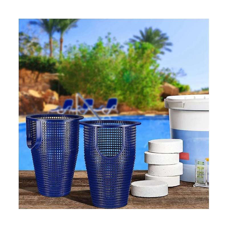 2 Pcs Pool Pump Strainer Basket Heavy Duty Filter Basket Pool Skimmer Basket for 070387,91110040,31