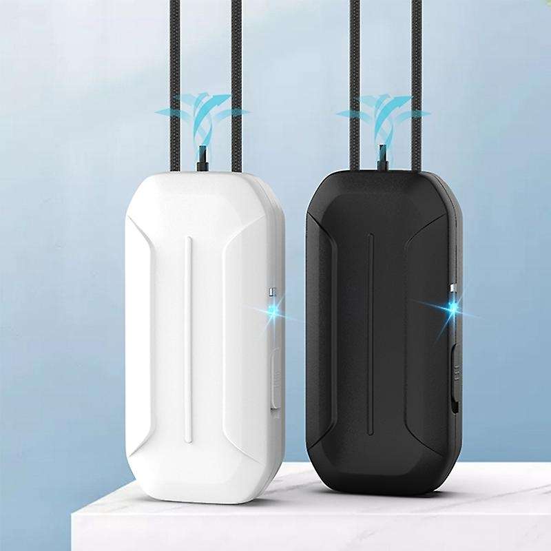 2 Pcs Personal Wearable Mini Portable 580MAh Battery 20 Million Negative Ion Hanging Neck Air Purifi