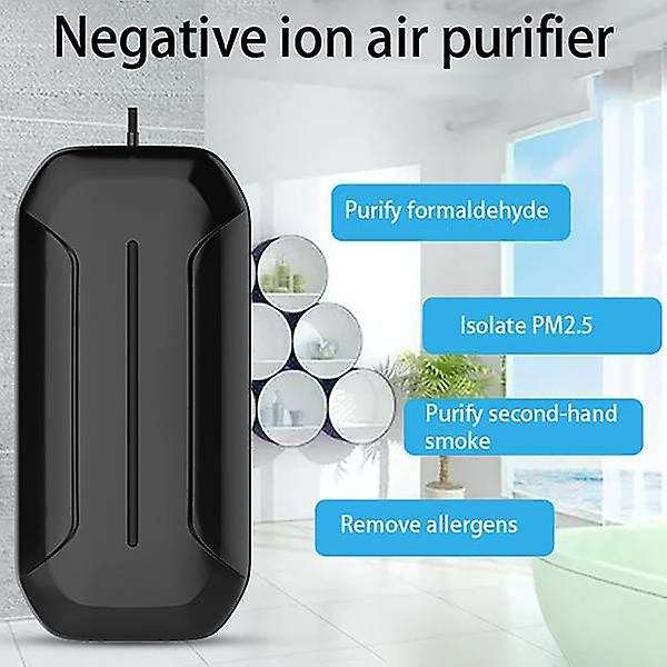 2 Pcs Personal Wearable Mini Portable 580MAh Battery 20 Million Negative Ion Hanging Neck Air Purifi