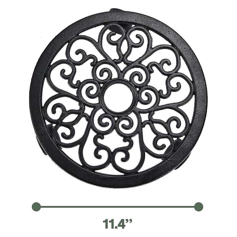 2 Pcs Plant Stand with Wheels -heavy-duty Rolling Plant - Base with Roller for Potted Plants and Flo