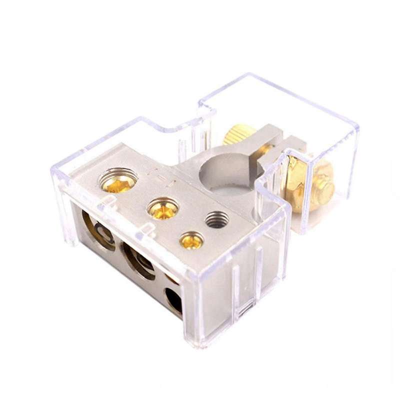 2 Pcs Positive Negative with 2 Covers Shims /2/4/8/10 Gauge Car Modified Battery Head Car Battery Te