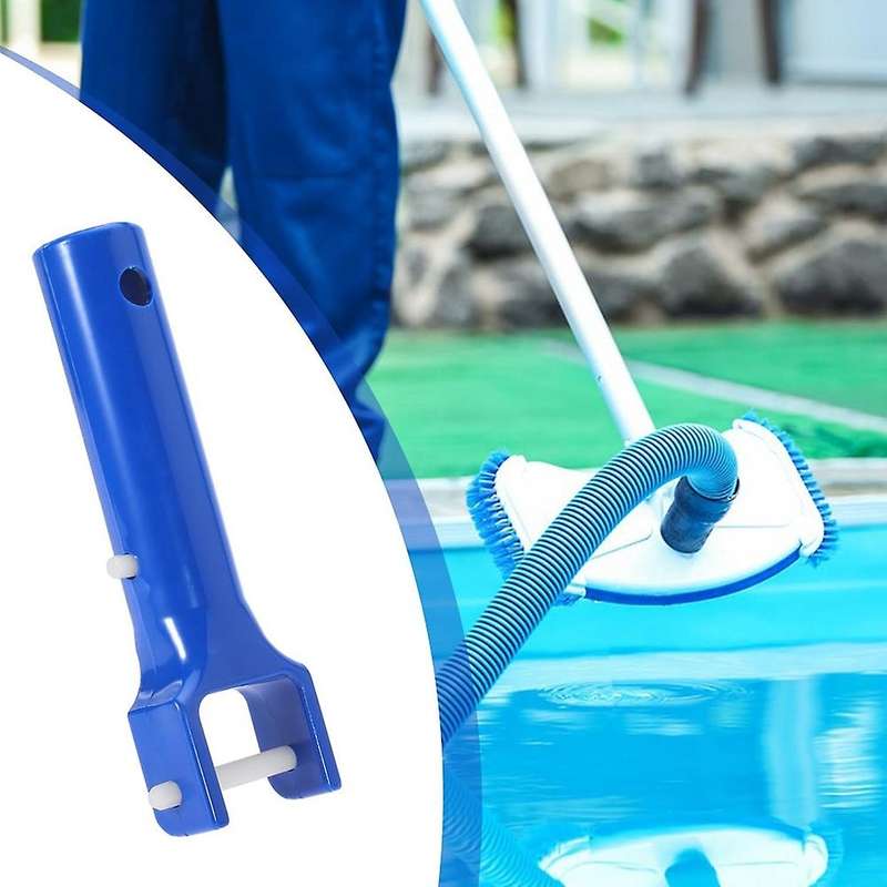 2 Pcs Pool Vacuum Head Handle with 4 Pcs Butterfly V-Clips and Pins Fits for Pool Spa Vacuum Head