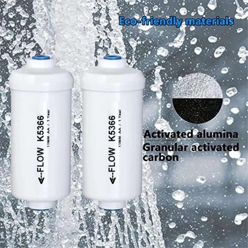 2 Pcs Replacement Fluoride Water Filter K5366 Compatible with Gravity Water Filtering System Purific