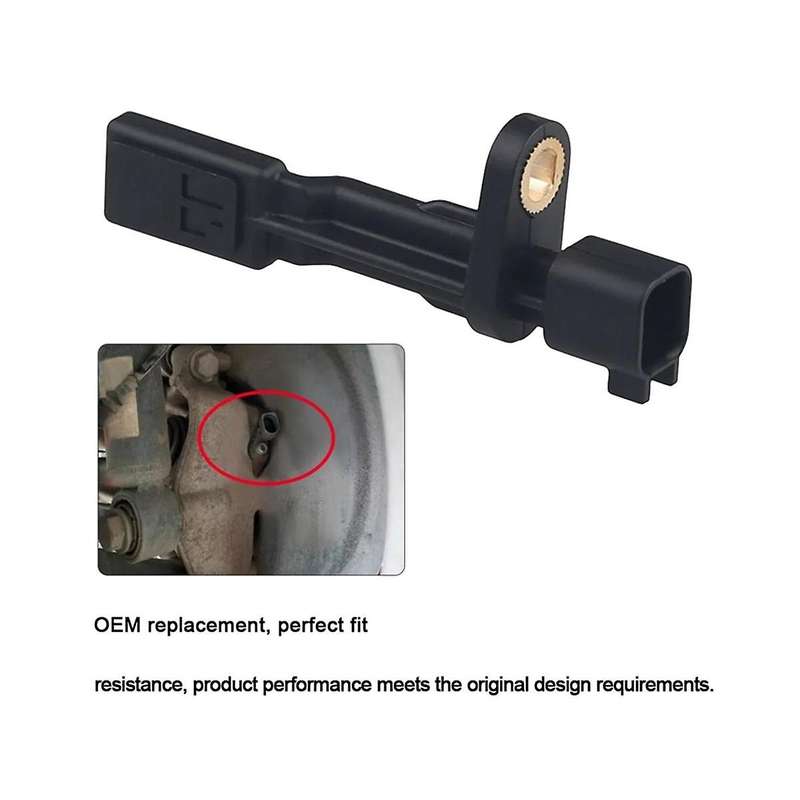 2 PCS Rear ABS Wheel Speed Sensor for Wrangler Liberty Nitro 52125003AB ALS1932 SU9956 5S8494 Car Ac