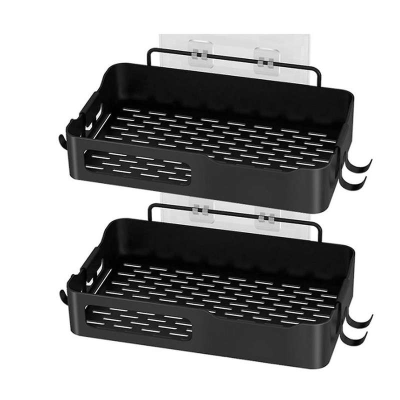 2 Pcs Shower Rack,Non-Drilling Shower Rack,Hanging Shower Basket, Bathroom Rack,Shampoo Rack for Bat
