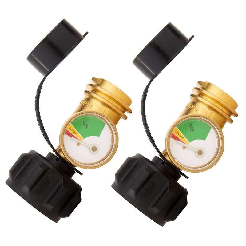 2 Pcs Rv Propane Tank Gauge Level Indicator Pressure Meter with Type 1 Connection,upgraded Propane