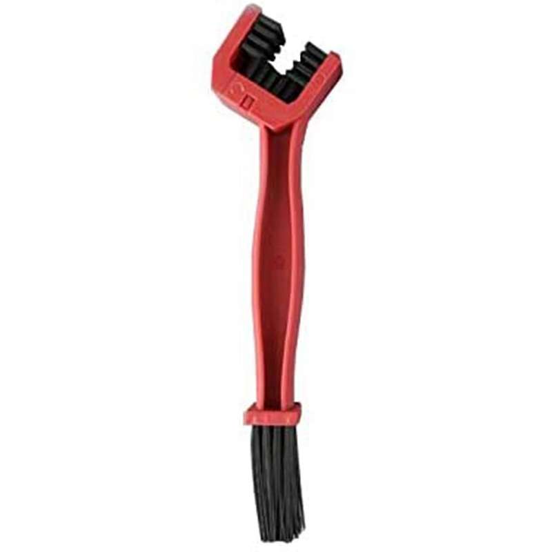 2 PCS Set Motorcycle Bicycle Chain Universal Cleaning Brush Washer,Blue and Red