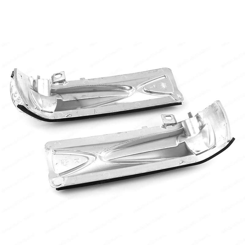 2 Pcs Side Wing Mirror Lamp White Lens R+L Rear View Mirror Light 71765449,71765377 for Doblo 2,Comb