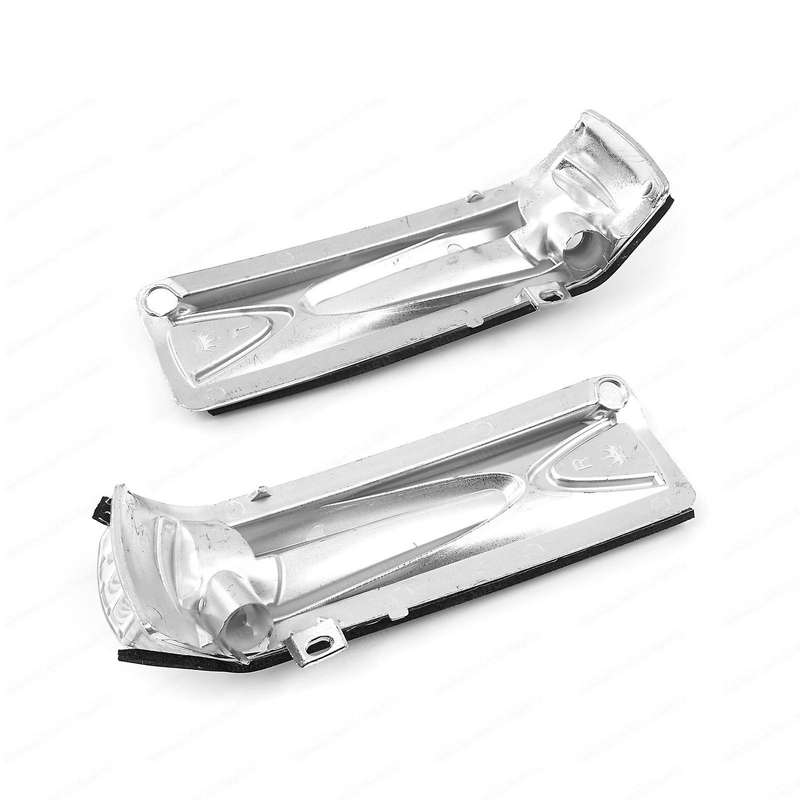 2 Pcs Side Wing Mirror Lamp White Lens R+L Rear View Mirror Light 71765449,71765377 for Doblo 2,Comb