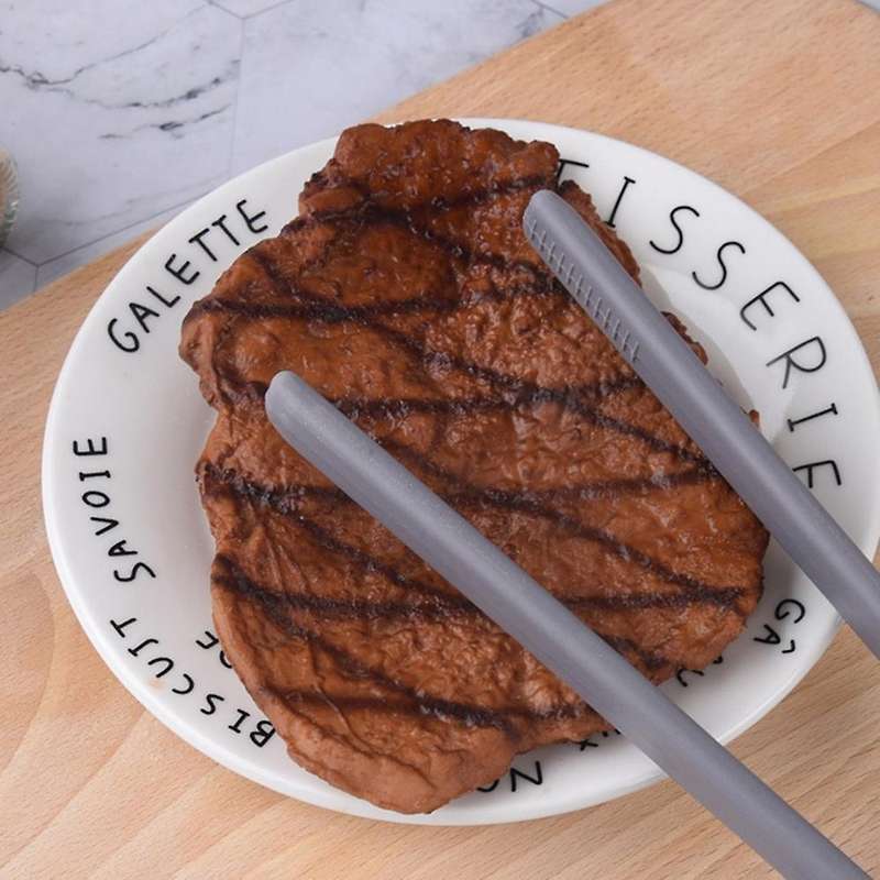 2 Pcs Silicone Food Clips Food Tongs Kitchen Tongs Culinary Tweezers Food Tongs for Barbecue Restaur