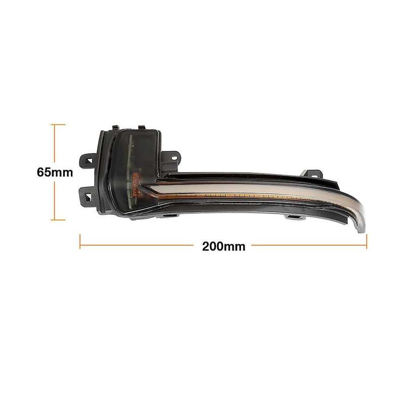 2 Pcs Side Wing Mirror Indicator Dynamic Turn Signal LED Light for A4 B8.5 A5 B8.5 RS3/4/5 S5