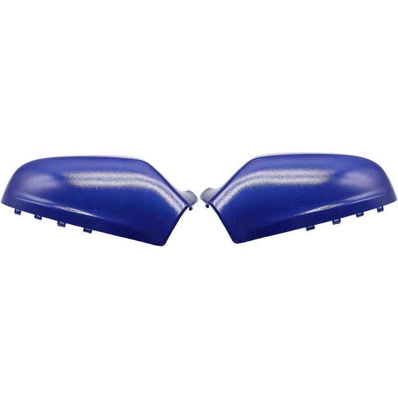 2 Pcs Side Door Wing Rearview Mirror Cover for Opel H MK5 2004-2013 Blue