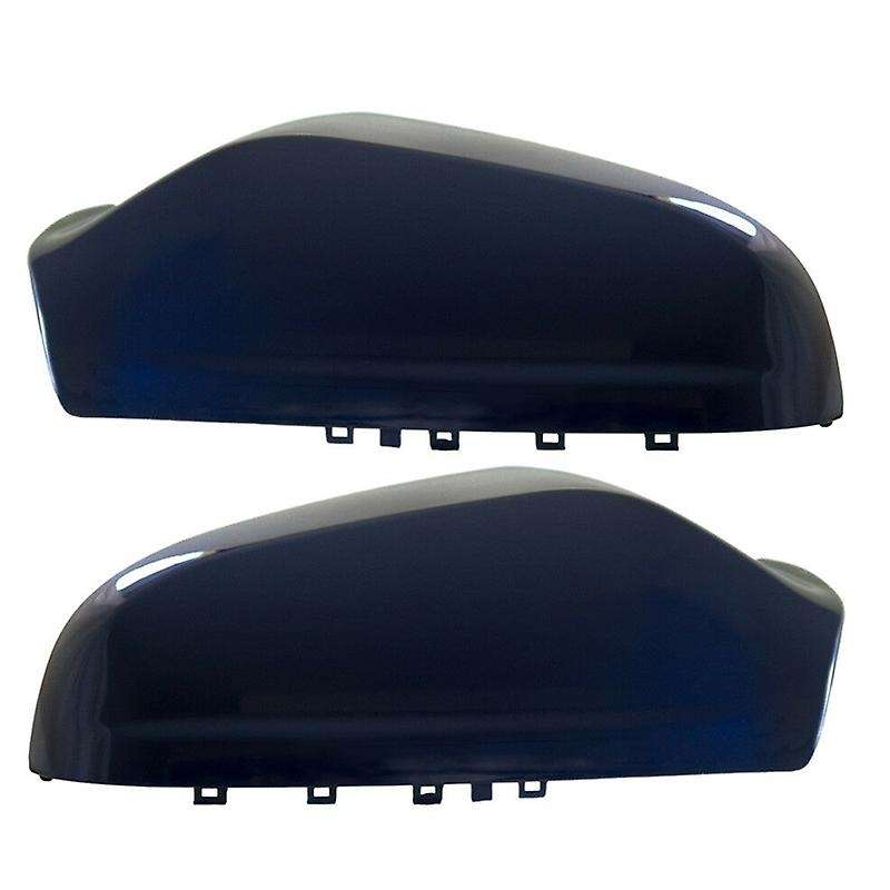 2 Pcs Side Door Wing Rear View Mirror Cover for Opel H MK5 2004-2013 Ultra Blue