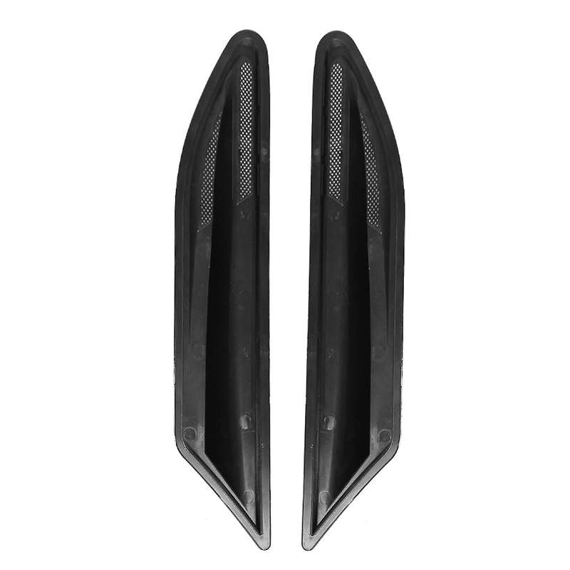 2 PCS Side Wing Fin Trim Replacement Vehicle Modification Parts Spoiler Decorative Leaf Decorative B