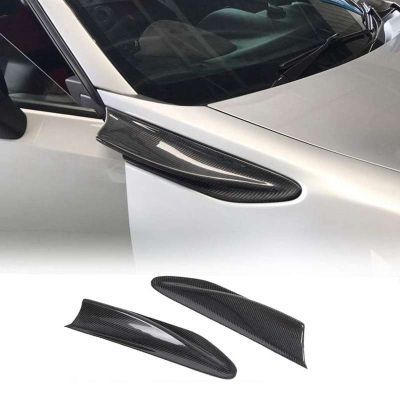 2 PCS Side Wing Fin Trim Replacement Vehicle Modification Parts Spoiler Decorative Leaf Decorative B