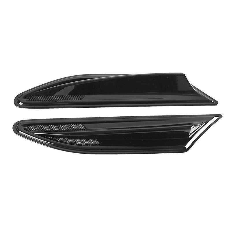 2 PCS Side Wing Fin Trim Replacement Vehicle Modification Parts Spoiler Decorative Leaf Decorative B