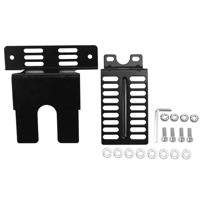 2 PCS Stainless Steel Rotisserie Motor Bracket Set Universal Barbecue Motor Support Plates Outdoor C