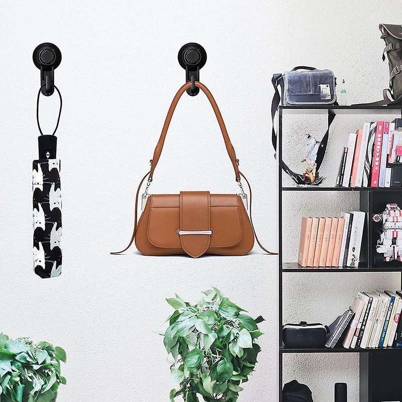 2 Pcs Suction Cup Hooks Powerful Suction Cup Bathroom Hooks,Vacuum Wall Hooks for Towel,Waterproof S
