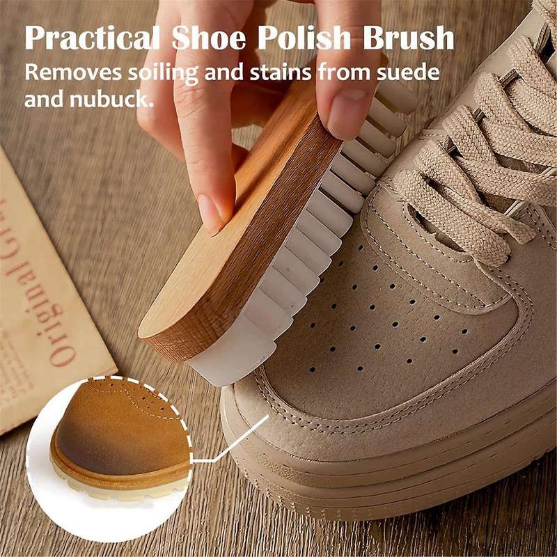 2 Pcs Suede Shoe Brush, Suede Cleaner Brush Soft Suede Eraser Folded Crepe Shoe Brushes Leather
